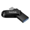 SanDisk Ultra Dual Drive Go/128GB/USB 3.2 Gen 1 (5Gb/s)/USB-A + USB-C/Černá