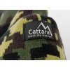 LED čelovka Cattara čepice ARMY s LED svítilnou USB nabíjení