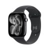 Apple Watch Series 11 GPS + Cellular 46mm Klavírně černý hliník s černým sportovním řemínkem - S/M