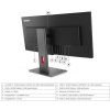 LENOVO LCD P34WD-40+MC60 - 34'' ECO-IPS,21:9,3440x1440,120Hz,350cd,2000:1,4ms,2xHDMI,DP,DC,USBHub,USB-C(140W PD),RJ45