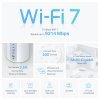 WiFi router TP-Link Deco BE65(3-pack) BE9300, WiFi 7, 4x 2.5GLAN, USB, 2,4/5/6GHz