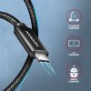 AXAGON BUCM4X-CM10AB NewGEN+ kabel USB-C <-> USB-C, 1m, USB4 Gen 3×2, PD 240W 5A, 8K HD, ALU, oplet, černý
