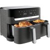 Tefal Dual Easy Fry & Grill 2v1 Horkovzdušná fritéza, Černá