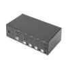 DIGITUS KVM přepínač, 4 porty, jeden displej, 4K, HDMI1 x QIG