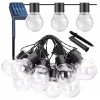 Solární řetězové světlo zahradní LED girlanda venkovní 5m 10LED IP44