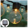 Solární řetězové světlo zahradní LED girlanda venkovní 5m 10LED IP44