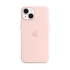 Apple iPhone 14 Silicone Case with MagSafe-Chalk Pink