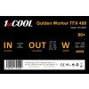 1stCOOL Zdroj Golden Worker TFX 400 88+, 400W, TFX, černá