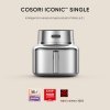 Cosori Iconic Single chytrá horkovzdušná fritéza 6,2 L nerez