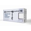 GEMBIRD Držák 3 monitorů na stůl MA-D3-01, naklápěcí, až do 27” a 7kg, černý