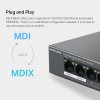 MERCUSYS MS108GP - 8portový gigabitový stolní switch se 7 porty PoE+, 8× 10/100/1000 Mbps RJ45 portů