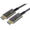 PremiumCord Ultra High Speed HDMI 2.1 optický fiber kabel 8K@60Hz,zlacené 50m