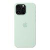 iPhone 16 Pro Max Silicone Case with MagSafe - Akvamarínová