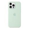 iPhone 16 Pro Max Silicone Case with MagSafe - Akvamarínová