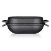 Pekáč Banquet litinový Excellent 39 x 26 x 14 cm, 3 + 4 l, oválný s víkem, černý