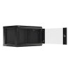 LANBERG RACK CABINET 19” WALL-MOUNT 6U/600X450 (FLAT PACK) V2 BLACK