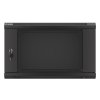 LANBERG RACK CABINET 19” WALL-MOUNT 6U/600X450 (FLAT PACK) V2 BLACK