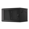 LANBERG RACK CABINET 19” WALL-MOUNT 6U/600X450 (FLAT PACK) V2 BLACK