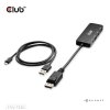 Club3D hub MST (Multi Stream Transport) DisplayPort 1.4 na 3x HDMI 8K60Hz (M/F)