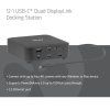 Club3D Dokovací stanice USB-C 12v1, 2xHDMI, 2xDP, 2xUSB-C, 1xUSB-C PD, 3xUSB, 1xRJ45, 1x3.5mm, černá