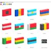 PIXIO Flags magnetická stavebnice