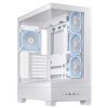 ASUS case A31 PLUS TG ARGB FANS white