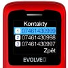 EVOLVEO EasyPhone ID, mobilní telefon pro seniory, červená