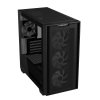 ASUS case A21 PLUS, Mini Tower, průhledná bočnice, 4x 120mm ARGB Fan, černá