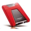 ADATA Externí HDD 1TB USB 3.1 DashDrive Durable HD650, červený (gumový, nárazu odolný)