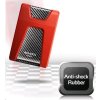 ADATA Externí HDD 1TB USB 3.1 DashDrive Durable HD650, červený (gumový, nárazu odolný)