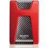 ADATA Externí HDD 1TB USB 3.1 DashDrive Durable HD650, červený (gumový, nárazu odolný)