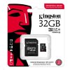 Kingston MicroSDHC karta 32GB Industrial C10 A1 pSLC Card + SD Adapter