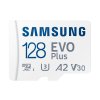 Paměťová karta Samsung EVO Plus micro SDXC, 128GB, UHS-I U3, Class 10 + Adaptér