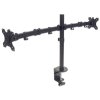 MANHATTAN stolní držák pro 2xLCD, 13" až 32", černý
