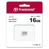 TRANSCEND MicroSDHC karta 16GB 300S, UHS-I U1, bez adaptéru