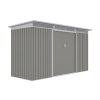 Zahradní domek G21 GRAH 483 - 340 x 142 cm, metalický šedý
