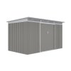 Zahradní domek G21 GRAH 700 - 340 x 206 cm, metalický šedý