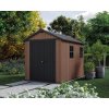 Zahradní domek Keter Newton Plus wide 9x7,5 hnědý, s podlahou
