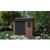 Zahradní domek Keter Newton Plus wide 9x7,5 hnědý, s podlahou