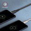 AXAGON BUCM-CM30AB, HQ kabel USB-C <-> USB-C, 3m, USB 2.0, PD 60W 3A, ALU, oplet, černý