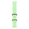 Apple Watch 49mm Neon Green Ocean Band - Black Titanium Finish