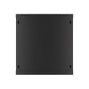 LANBERG Nástěnná jednodílná skříň 19”, 12U/600x450, (v rozloženém stavu), V2, černá (RAL9004)