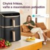 BAZAR - Cosori Turbo Tower Pro chytrá horkovzdušná fritéza 10,8l černá - Poškozený obal (Komplet)