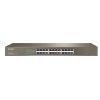 Tenda TEG1024G 24x Gigabit Switch, Fanless-bez ventilátorů, Rackmount 19'', ochrana proti přepětí