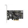 Delock PCI Express x4 Karta na 3 x USB Type-C + 2 x USB Typ-A - SuperSpeed USB 10 Gbps - Low Profile