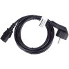Kabel síťový PremiumCord 230V k počítači 0.5m