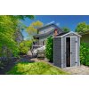 Zahradní domek Keter MANOR 4 x 3 šedý, s podlahou