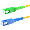 Patch kabel optický smplex SCupc/SCapc 09/125 1m SM