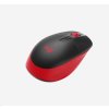 Logitech Wireless Mouse M190 Full-Size, red