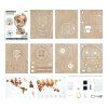 Hračka Robotime 3D dřevěné mechanické puzzle Svítící glóbus